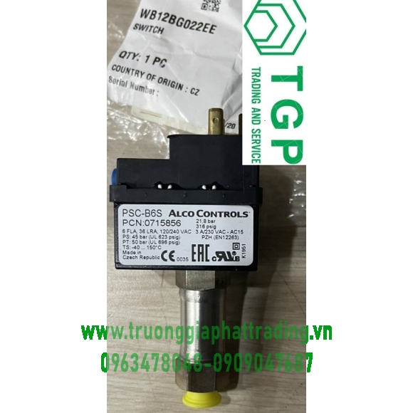 Cảm biến áp suất cao WB12BG022EE